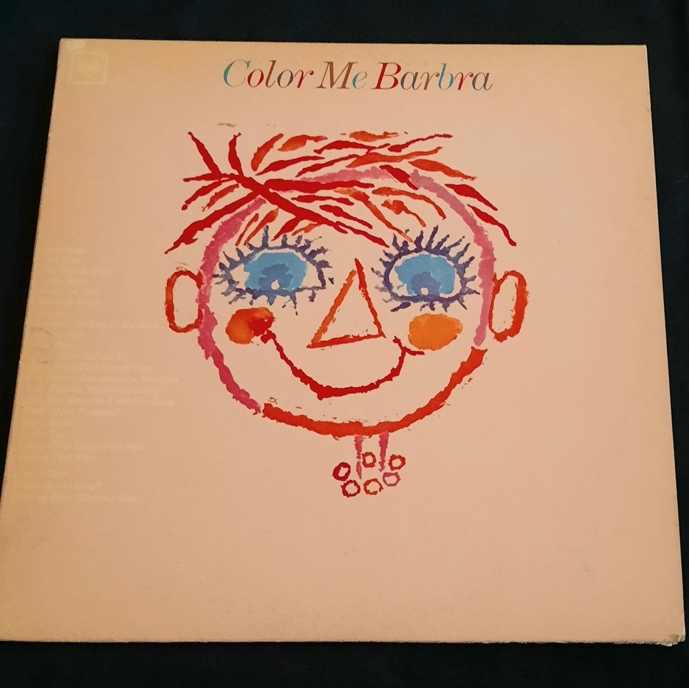 Barbra Streisand- Color Me Barbra, Mono, Vinyl LP, with insert, 1966